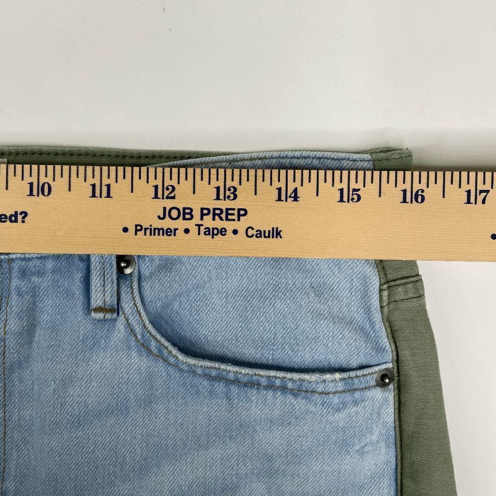 Frame Rigid Denim Le Beau Cargo Mix Pants Women's Canterbury Size 26 - Picture 9 of 11